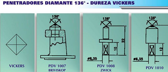 Penetrador Ensaio Vickers